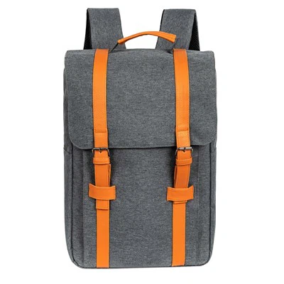 Zweifarbiger Rucksack mit Schnalle